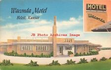 KS, Beloit, Kansas, Waconda Motel, Exterior Scene, MWM No 18,653F picture