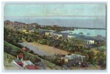 c1910's Bird's Eye View Gibraltar Alameda Grand Parade Antique Postcard picture