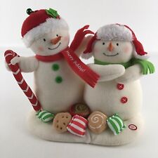 Hallmark Jingle Pals Snowman Candy Land Christmas Decoration Sound Light Motion picture