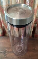 2010 Starbucks Coffee Acrylic Stainless Canister Mermaid Siren picture