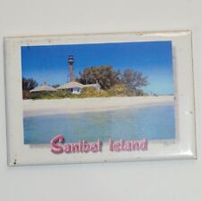 Vintage Sanibel Island Magnet Beach Scene Refrigerator Souvenir Fridge Decor picture