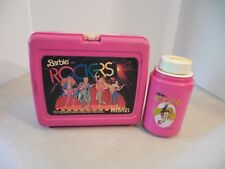 VINTAGE BARBIE AND THE ROCKERS LUNCHBOX AND THERMOS, 1987, GOOD CONDITION picture