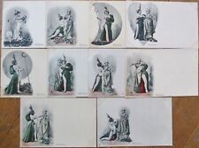 Risque Pose 1902 French Fantasy Postcard Set of Ten, Micheline Stage Actress picture