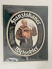 Franziskaner Weissbier Metal Bar Sign Brand New. picture