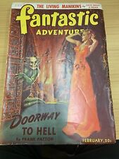 Fantastic Adventures Feb 1942 VG Pulp Magazine V4 #2 Awesome Doorway To Hell Cvr picture