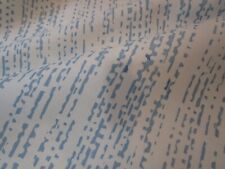 Quadrille Alan Campbells' Mojave hand screen print Blue white fabric 46