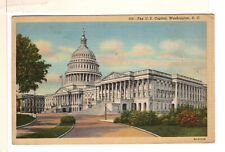 1945 U.S. Capitol Washington Dc Linen Postcard-SB1 picture