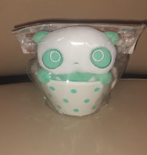 TARE PANDA IN CUP GREEN PLUSH - JAPANESE SAN-X DOLL Rare picture