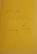 Jimmy Carter Signed Hornets Nest 1st Ed. Personalized To Sybil Carter picture