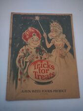Old Vintage 4-H Food Magic Tricks for Treats HALLOWEEN  Cook Book Fun With Food picture
