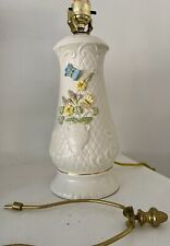 Belleek Irish Porcelain Lamp Butterfly Woodland Bouquet Signed M McGrellis picture