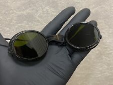 VNT WW2 GERMAN GOGGLES ALPINE MOUNTAIN WWII SNOW TROOPS & METAL CASE MILITARY picture