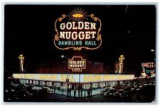 c1950's The Million Dollar Golden Nugget Gambling Hall Las Vegas NV Postcard picture