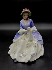 SCARSE 1947-1953 Royal Doulton GRISELDA Purple Dress Hat Embroidery HN1993  picture