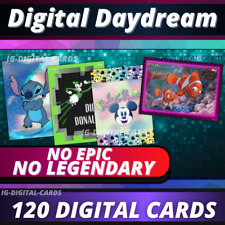 Topps Disney Collect Digital Daydream NO LEGENDARY NO EPIC [120 DIGITAL ] picture
