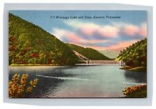 Postcard Eastern Tennessee Watauga Dam and River picture