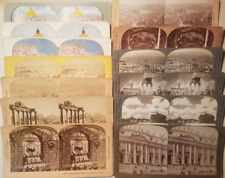 ROME ~ITALY ~ LOT of 13 Antique Stereoview Cards ~INGERSOLL~U&U~KILBURN~KEYSTONE picture
