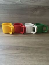 Vintage Ingrid Chicago 60640 Plastic Stacking Cups Set Of 4 picture