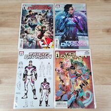 Tiger Division #1 1st Print Cover A 1:10 2nd Print Artgerm Marvel Comic Lot of 4 picture