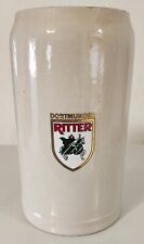 Dortmunder Ritter Beer 1-liter German Ceramic Stein Mug picture