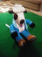 🐄 Chick-Fil-A Cow Plush Blue Suit Cowboy Chickin Ain't Cheatin' Stuffed Animal picture