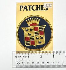 New CADILLAC Vintage Emblem Embroidered Badge, Jacket, Sleeve, 3