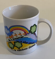 VTG George Good Message Mug Be a Dreamer, Star Gazer, Rainbow Chaser Coffee Cup picture