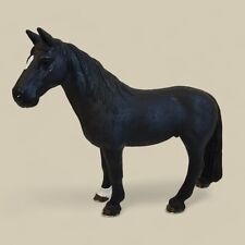 Schleich Horse Figure Tennessee Walker Black White Spot Silver Horseshoes 2016 picture