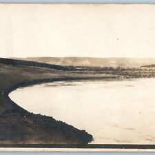 c1900s King Hill, Idaho RPPC Geothermal Hot Spring Vent? Lake ID Cancel A187 picture