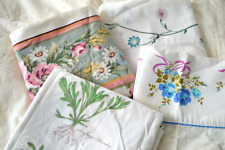 LOT of 4 VINTAGE PILLOWCASES Standard COTTAGE COUNTRY Florals Roses VGC L3 picture