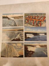 Niagra Falls Postcards group of 6 Antique unused picture