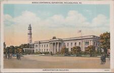 Postcard Sesqui Centennial Expo Philadelphia PA Admin Building  picture