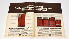 1972 Frigidaire 54 Years Refrigerators Winston's Cigarettes Two Page Print Ad picture