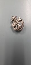 WWII Sterling US Navy Chief Petty Officer CPO Cap Badge Pin picture