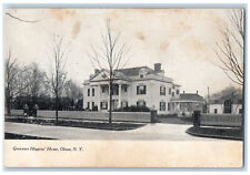 c1905 Entrance to Governor Higgins Home Olean New York NY Antique Postcard picture