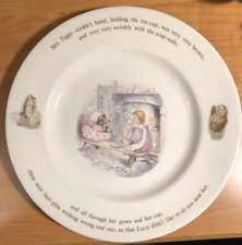 Wedgwood Beatrix Potter Designs Mrs. Tiggy-winkle Plate Vintage picture