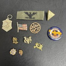 Lot of Vintage VFW Auxillary Colonel Rank Veterans 20 year Service Military Pin picture