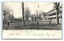 1903 Barre MA Postcard West Side of Common Massachusettes Undivided Posted picture