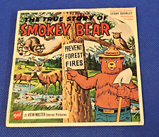 Gaf B405 True Story of Smokey Bear Prevent Forest Fires view-master Reels Packet picture