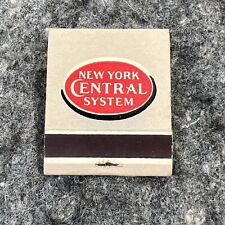 New York Central System Matchbook c1950's-60's 20-Strike w/ Map - Unstruck picture