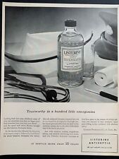 Vintage 1930s Listerine Antiseptic Ad picture