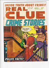 Real Clue Crime Stories v7 #9 (#2) Hillman 1952 Pre-Code Comic INNOCENT REAPER picture