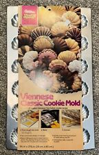 Vintage 1984 Wilton Viennese Classic Cookie Maker 18 Mold (X) picture
