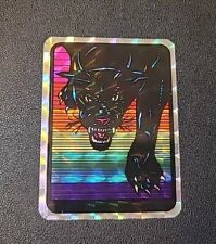 Vintage Prismatic Decal RAINBOW PANTHER 3x4” 1980s Prism Sticker NOS picture