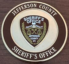 Jefferson County KY Sheriff's Office Motorcyle Unit Challenge Coin picture