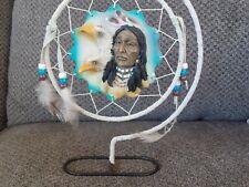 Vintage Native American Indian Dream Catcher 9H×7W picture
