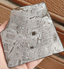 252g Aletai iron meteorite Leftover material thin slice picture