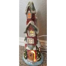 Sterling Lighted Dolomite Christmas House picture