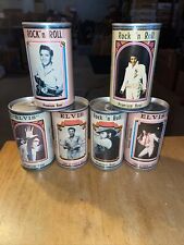 6 Different A Tribute To Elvis Paper Label Beer Cans picture