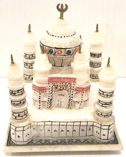 Taj Mahal Hand Crafted Stone Inlay Indian Handicraft Wonder Of The World India picture